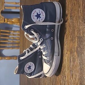 Navy converse